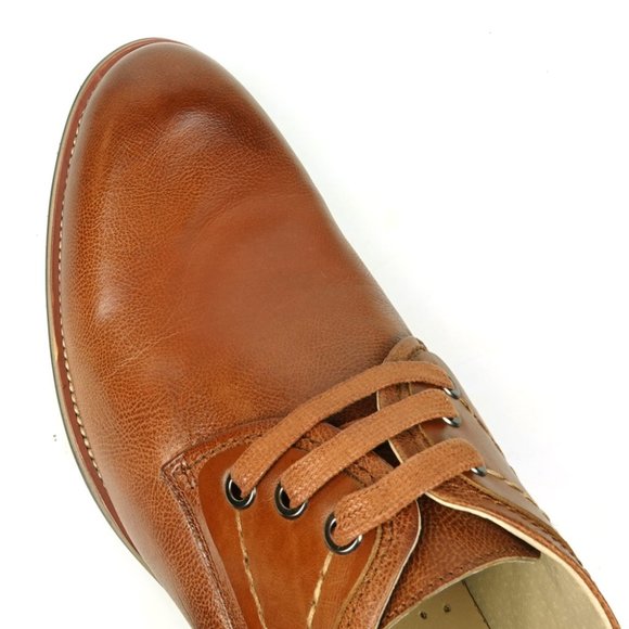 Encore by Fiesso FI-9052 Brown Leather lace up Shoes main image 4